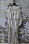 Mutedance Flower Dye Silk Dress Series MD-MD24SS04-HUIBAI hoary PM104